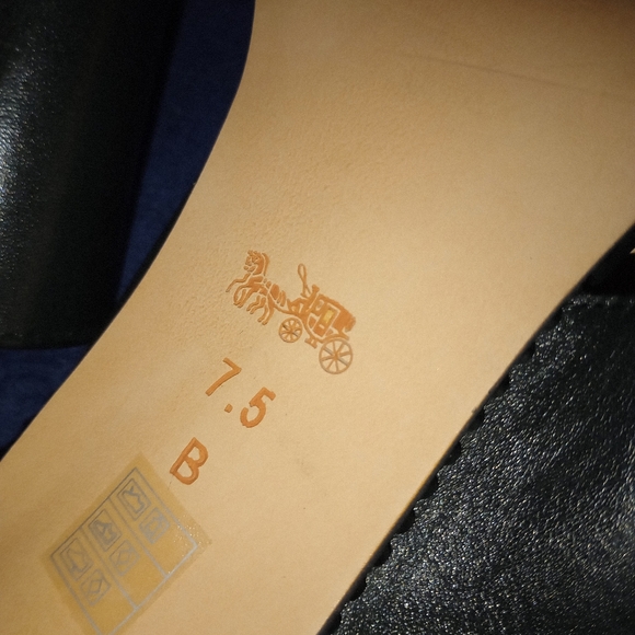 IOB Coach Willa Mat Calf Black Shoes Womens Size 7.5 B - Picture 9 of 13